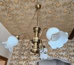 Vintage luster met 2 bijhorende wandlampen, Huis en Inrichting, Lampen | Wandlampen, Ophalen, Gebruikt