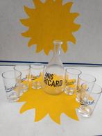 Ricard set logo jaren 50 en glazen kan 0,5 l, Verzamelen, Ophalen of Verzenden, Borrel- of Shotglas, Zo goed als nieuw