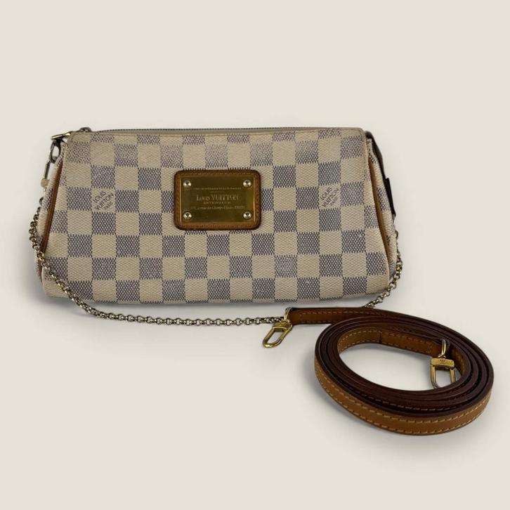 Louis Vuitton Eva Damier Azur, Bijoux, Sacs & Beauté, Sacs | Sacs à bandoulière, Utilisé, Autres marques, Bleu, Cuir, Enlèvement ou Envoi