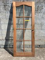 Deur massief hout met glas, Ophalen, Glas