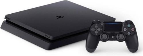 PlayStation 4 Slim met 2 consoles (500GB) + games, Games en Spelcomputers, Spelcomputers | Sony PlayStation 4, Gebruikt, Slim