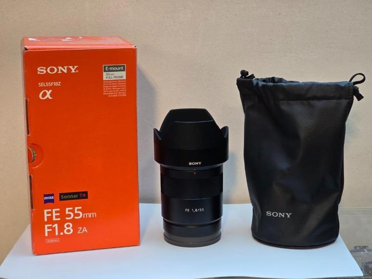 Sony FE Zeiss Sonar 55mm f1.8 ZA - als nieuw, Audio, Tv en Foto, Foto | Lenzen en Objectieven, Zo goed als nieuw, Standaardlens