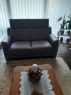 lederen salon, Huis en Inrichting, Zetels | Zetels, Ophalen, Gebruikt, Overige maten, 150 tot 200 cm