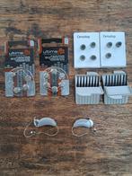 Hoorapparaat met verschillende accessoires, Ophalen