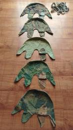 US Army M1 helm camouflage cover collectie 5 stuks, Ophalen of Verzenden