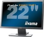 iiyama ProLite E2201W-B1 (2ms) + kabels + handleiding, VGA, 61 t/m 100 Hz, Gaming, Ophalen of Verzenden
