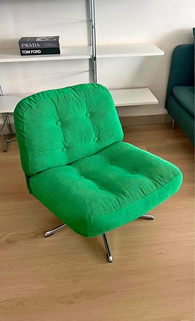 IKEA Draai fauteuil, duvlinge, Huis en Inrichting, Fauteuils, Zo goed als nieuw, Overige materialen, 50 tot 75 cm, Minder dan 75 cm