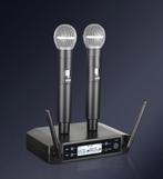 PAAS PROMO First Class draadloze microfoonset met twee UHF h, Ophalen of Verzenden, Nieuw, Zangmicrofoon, Draadloos