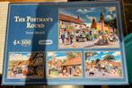 The Postman’s Round - Trevor Mitchell - 4 puzzels/500 stjs, Ophalen of Verzenden, 500 t/m 1500 stukjes, Zo goed als nieuw, Legpuzzel