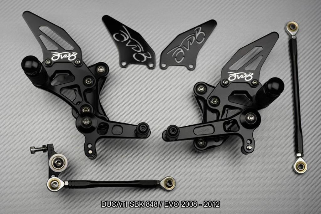 Platine Commandes Reculées DUCATI SBK 848 / EVO 2008 - 2012, Motos, Accessoires | Autre, Neuf, Enlèvement ou Envoi