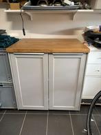 Lerhyttan grijs gelazuurde IKEA keukenkast 80x60x80, Huis en Inrichting, Keuken | Keukenelementen, Ophalen, Gebruikt, Grijs