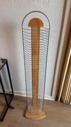 CD rek uit hout en metaal, Ophalen, Gebruikt, 25 tot 75 discs, Hout