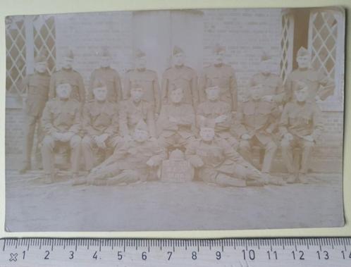 Fotokaart Kamp van Beverloo Beverlo Soldaat Militair 1914-15, Verzamelen, Militaria | Algemeen, Landmacht, Foto of Poster, Ophalen of Verzenden