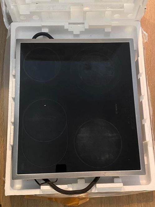 Taques vitrocéramique Bosch 60cm parfait etat de marche, Elektronische apparatuur, Kookplaten, Gebruikt, Tussenbouw, Keramisch