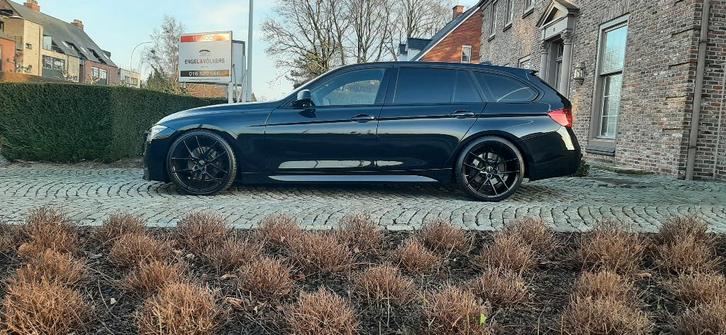 BMW M330dA 8G 4/13 214dkm Eibach 20" Veemann Elek Koff KVV, Auto's, BMW, Particulier, Diesel, Euro 5, Break, 5 deurs, Automaat
