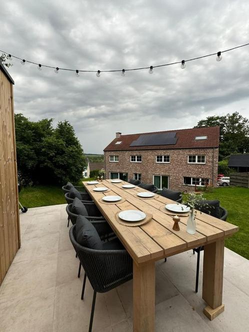 tafel - tuintafels op maat uit echt steigerhout, Huis en Inrichting, Tafels | Eettafels, Nieuw, Ophalen
