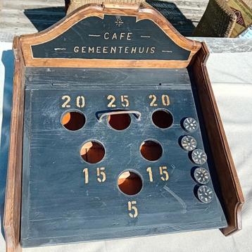 Antiek cafespel, sjoelbak, gooispel, Enlèvement ou Envoi