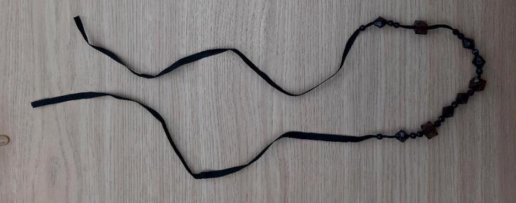 Halskettingen, Handtassen en Accessoires, Kettingen, Blauw, Ophalen of Verzenden