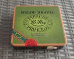 Oude blikken sigarendoos - Wilde Brazil - La Paz, Overige merken, Gebruikt, Overige, Ophalen of Verzenden