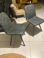 Lot de 6 chaises de salon / salle à manger gris, Gris, Comme neuf, Contemporain, Enlèvement