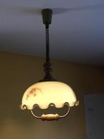 Vintage hanglamp, Gebruikt, Ophalen, Glas