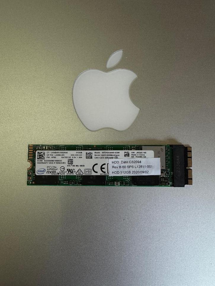 512 GB SSD voor MacBook Air / Pro, Computers en Software, Apple Macbooks, Zo goed als nieuw, MacBook, 512 GB, Ophalen of Verzenden