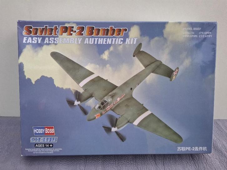 Maquette avion SOVIET Soviet PE-2 BOMBER WWII 1/72 N80296, Hobby & Loisirs créatifs, Modélisme | Avions & Hélicoptères, Avion
