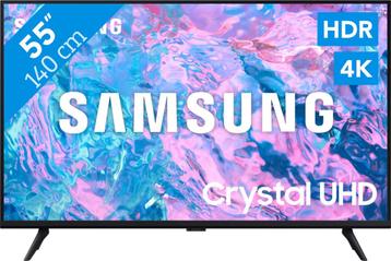 Samsung Crystal UHD 4K 55 inch  beschikbaar voor biedingen