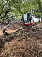 Mini-tracteur Tuinenleuckx outils, grue et chauffeur à louer, Enlèvement ou Envoi, Grue