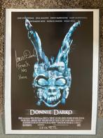 Gesigneerde Belgische filmposter Donnie Darko, Verzamelen, Ophalen of Verzenden, A1 t/m A3, Zo goed als nieuw, Rechthoekig Staand