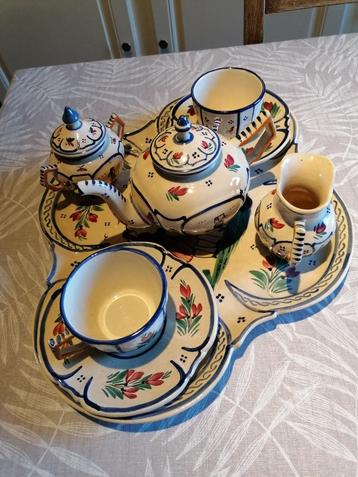 Service tête à tête HB HENRIOT QUINPER année 1920 état impec beschikbaar voor biedingen