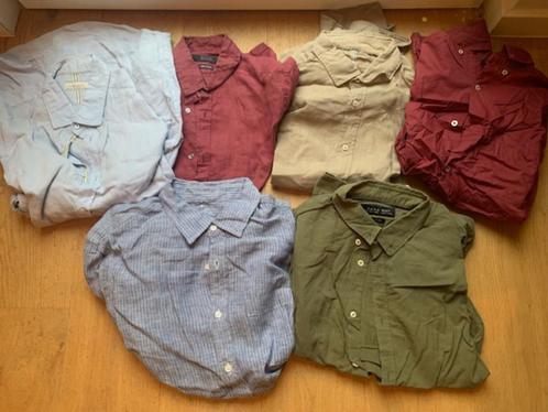 Lot de 6 chemises homme Taille: M/L + 2 sacs porte-costumes, Kleding | Heren, Overhemden, Zo goed als nieuw, Ophalen