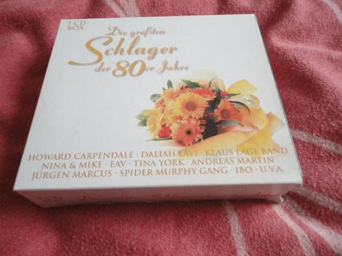 Die Grössten Schlager Der 80er Jahre  (3 aparte cd's in box), CD & DVD, CD | Compilations, Enlèvement ou Envoi