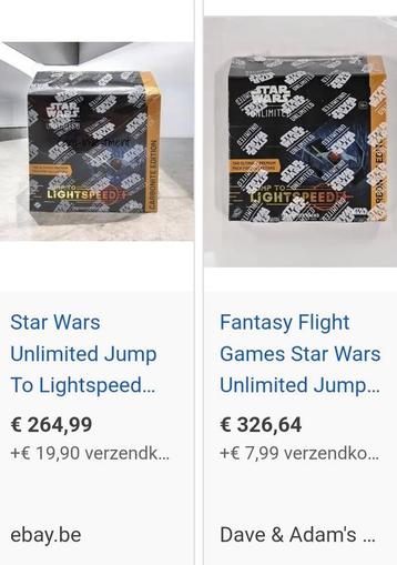 Star Wars Unlimited Jump To Lightspeed Carbonite beschikbaar voor biedingen