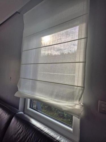 Stores bateau, Maison & Meubles, Ameublement | Rideaux & Stores à lamelles, Comme neuf, Moins de 100 cm, Moins de 50 cm, Crème