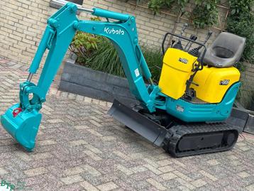 Kubota U- 008 Minigraver met 3cil. diesel gebruikte graafmac beschikbaar voor biedingen
