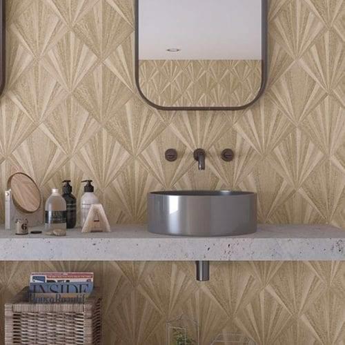 keramische scandinavische moderne houtlook patroon tegels, Maison & Meubles, Armoires | Armoires murales, Neuf, Moins de 100 cm