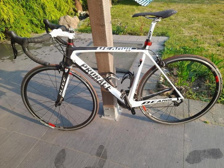 Racefiets - Koersfiets met rollen, Fietsen en Brommers, Fietsen | Racefietsen, Zo goed als nieuw, Overige merken, Carbon, Ophalen