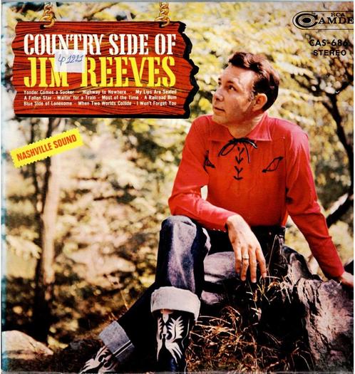 lp   /  Jim Reeves – The Country Side Of Jim Reeves, CD & DVD, Vinyles | Autres Vinyles, Autres formats, Enlèvement ou Envoi