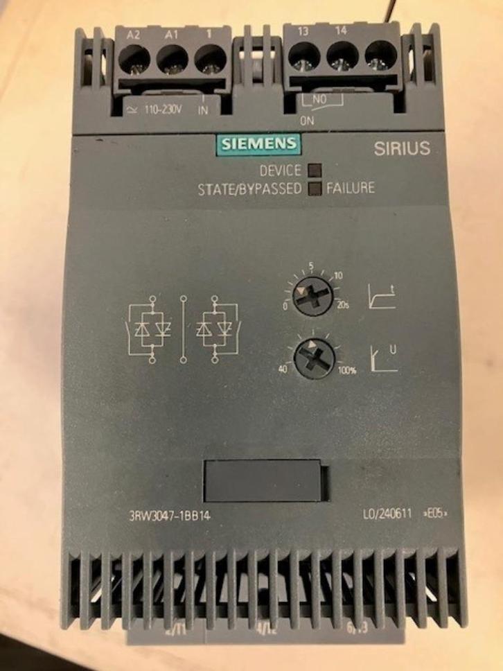 378. Siemens Sirius softstarter3RW3047-1BB14 55kW, Hobby en Vrije tijd, Overige Hobby en Vrije tijd, Nieuw, Ophalen of Verzenden