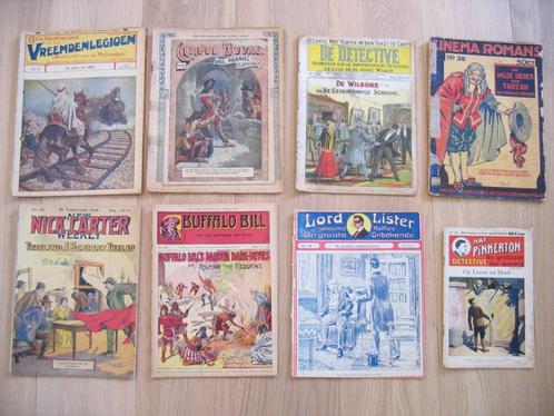 Gezocht pulpbladen Lord Lister, Pinkerton, Buffalo Bill etc, Boeken, Tijdschriften en Kranten, Gelezen, Overige typen, Ophalen of Verzenden