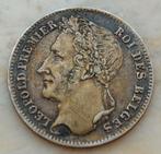¼ Franc 1844 (Gelauwerd) Leopold I / Mooie kwaliteit !, Zilver, Ophalen of Verzenden, Losse munt, Zilver