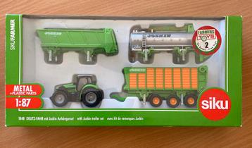 Siku 1848 DEUTZ-FAHR with Joskin trailer set