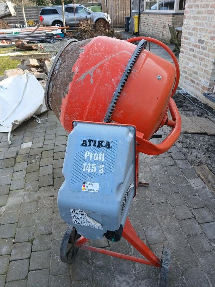 Betonmolen atika profi 145 s  , mortelmolen, Bricolage & Construction, Bétonnières, Utilisé, Enlèvement ou Envoi