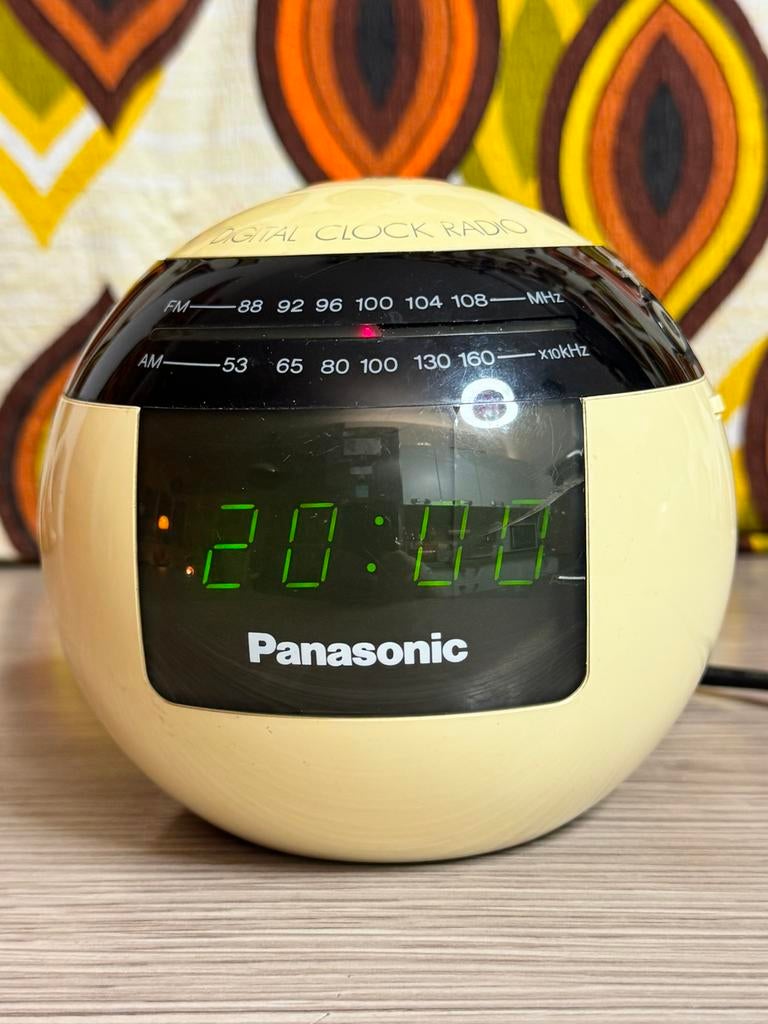 Radio Réveil Panasonic RC-70 – Vintage – Fonctionnel