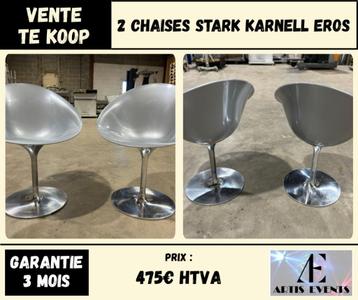 2 chaises STARK Kartell EROs - Super état beschikbaar voor biedingen