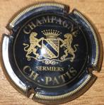 Capsule Champagne Christian PATIS noir & or mat nr 07a, Collections, Vins, France, Champagne, Enlèvement ou Envoi, Neuf