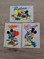 Lot fluo stickers Walt Disney Mickey Mouse postkaart formaat, Verzamelen, Disney, Ophalen of Verzenden, Mickey Mouse, Zo goed als nieuw