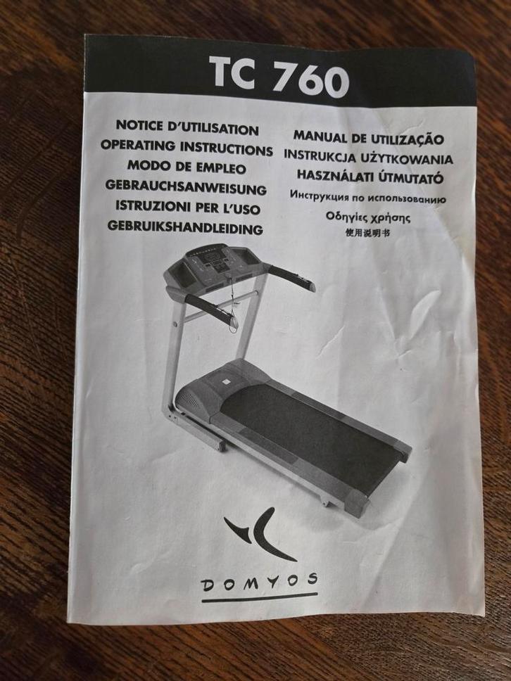 Tapis de marche Domyos TC760, Sport en Fitness, Loopsport en Atletiek, Zo goed als nieuw, Ophalen