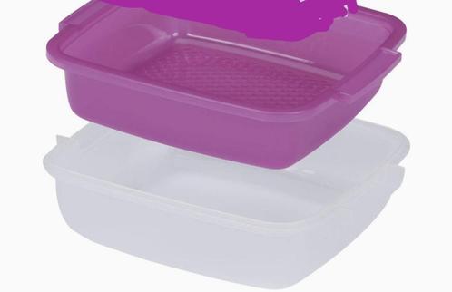 Plat cuisson vapeur Whirlpool STM008, Maison & Meubles, Cuisine| Tupperware, Neuf, Autres types, Blanc, Violet, Enlèvement ou Envoi